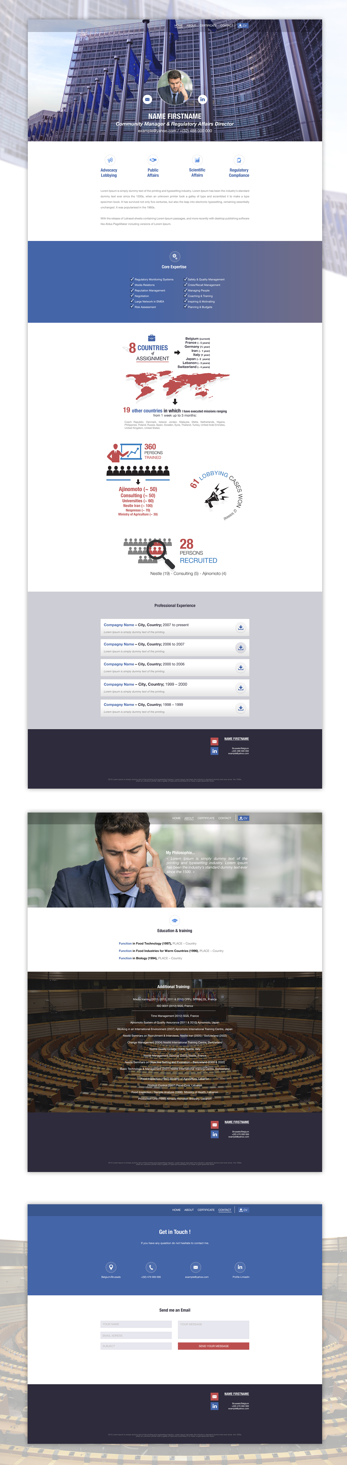 CV Interactif